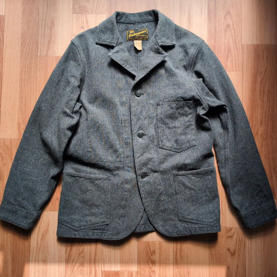 クッシュマン/デニムカバーオール/ヘリンボーン/ヒッコリー/30～50S13 クッシュマン/デニムカバーオール/ヘリンボーン/ヒッコリー/30