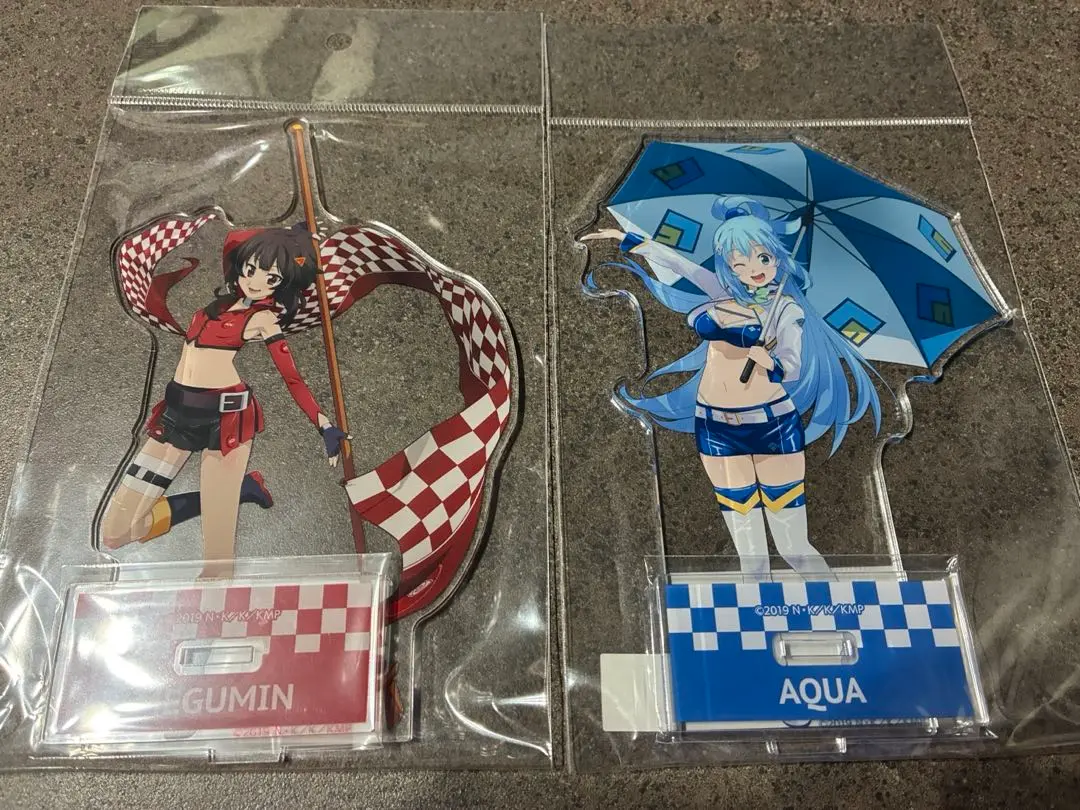 未開封 KDcolle この素晴らしい世界に祝福を！ めぐみん レースクイーン このすば」のめぐみんが赤いレースクイーン姿で登場。「めぐみん
