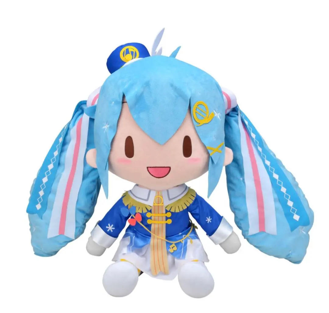 初音ミク どでかジャンボぬいぐるみ 雪ミク2021 グッズ]【完全受注生産】雪ミク 2019 どでかジャンボふわふわ