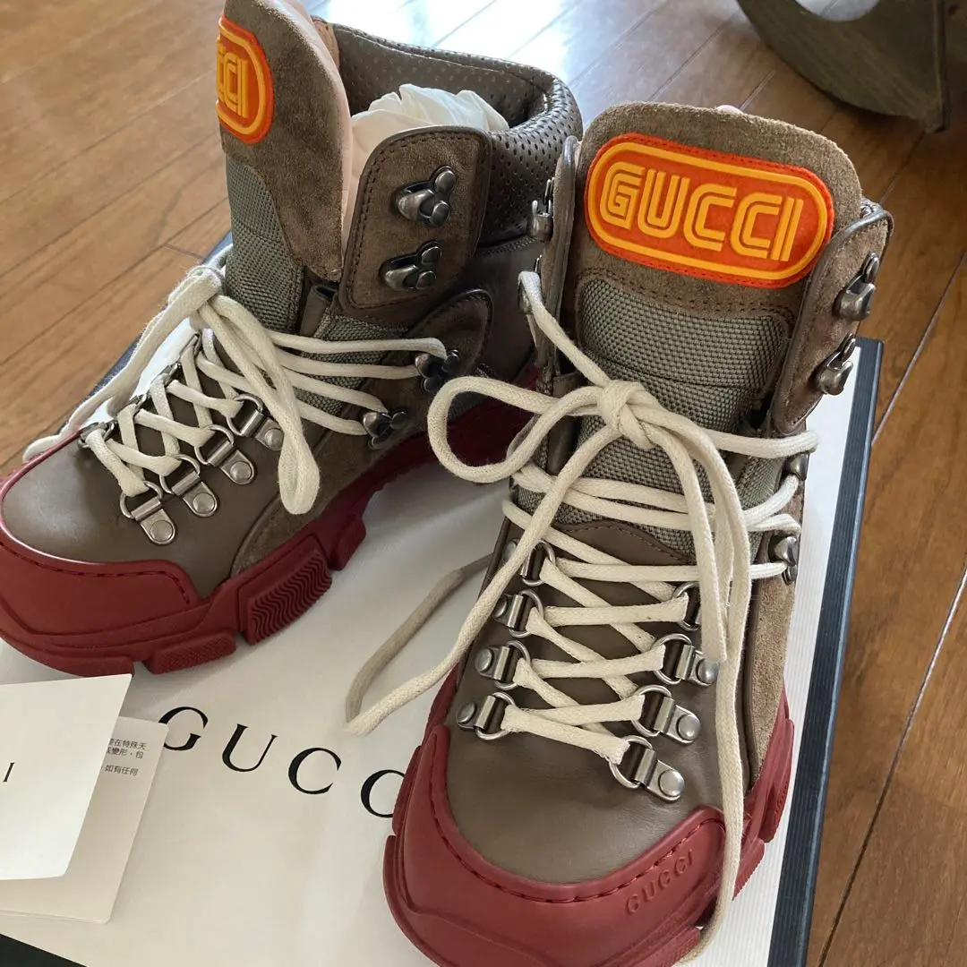 2025年最新】gucci マウンテンブーツの人気アイテム - メルカリ