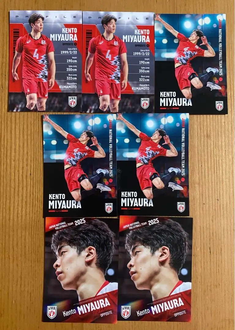 Thumbnail of Kento Miyaura (Men's Japanese Volleyball National Team) Trading Card 2025
