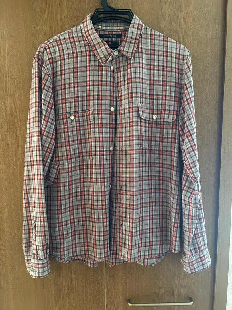 Thumbnail of First come, first served! Popular brand! R NEWBOLD long-sleeved check shirt