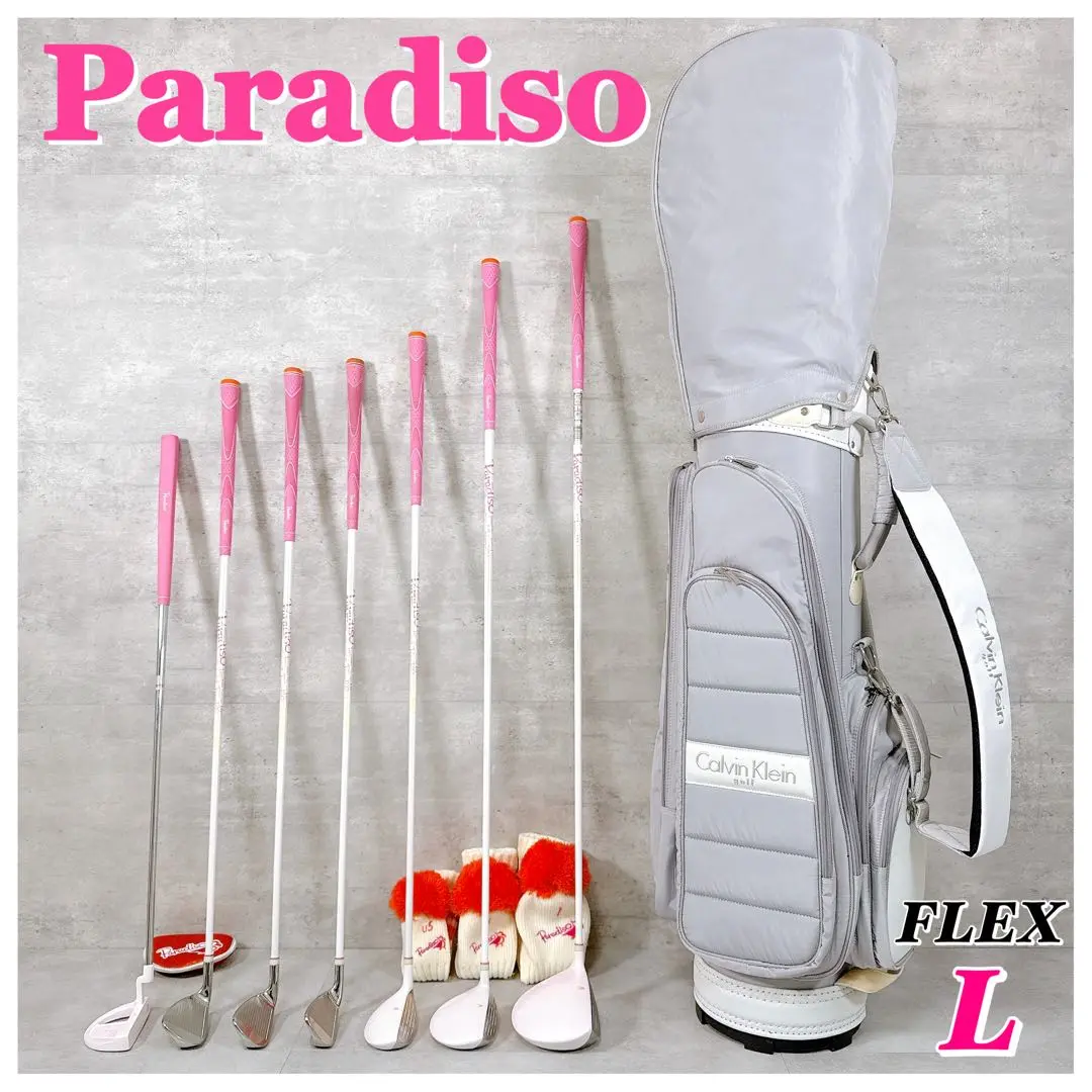 Paradiso - PARADISO(ブリヂストン)ゴルフクラブ ハーフセット 初心者向け 美品クラブ】PARADISO / パラディーゾ CL レディース ゴルフ