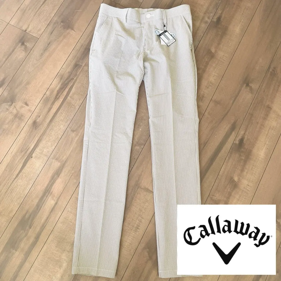 Thumbnail of 【Brand New】Callaway Men's Golf Wear, Size M, Striped Pants