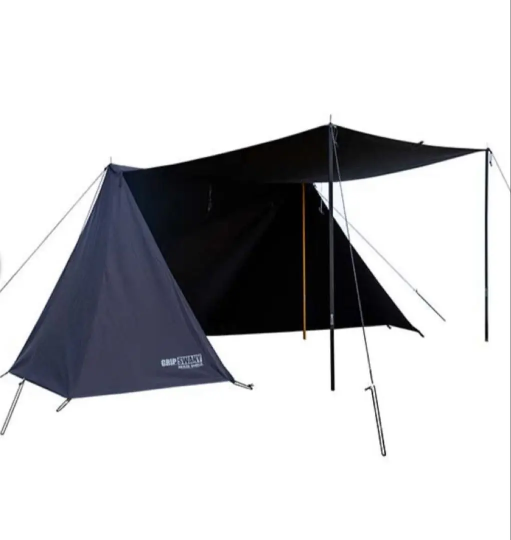 グリップスワニー　パップテント　インナーテントセット グリップスワニーの秋冬に限定ブラックのパップテント登場