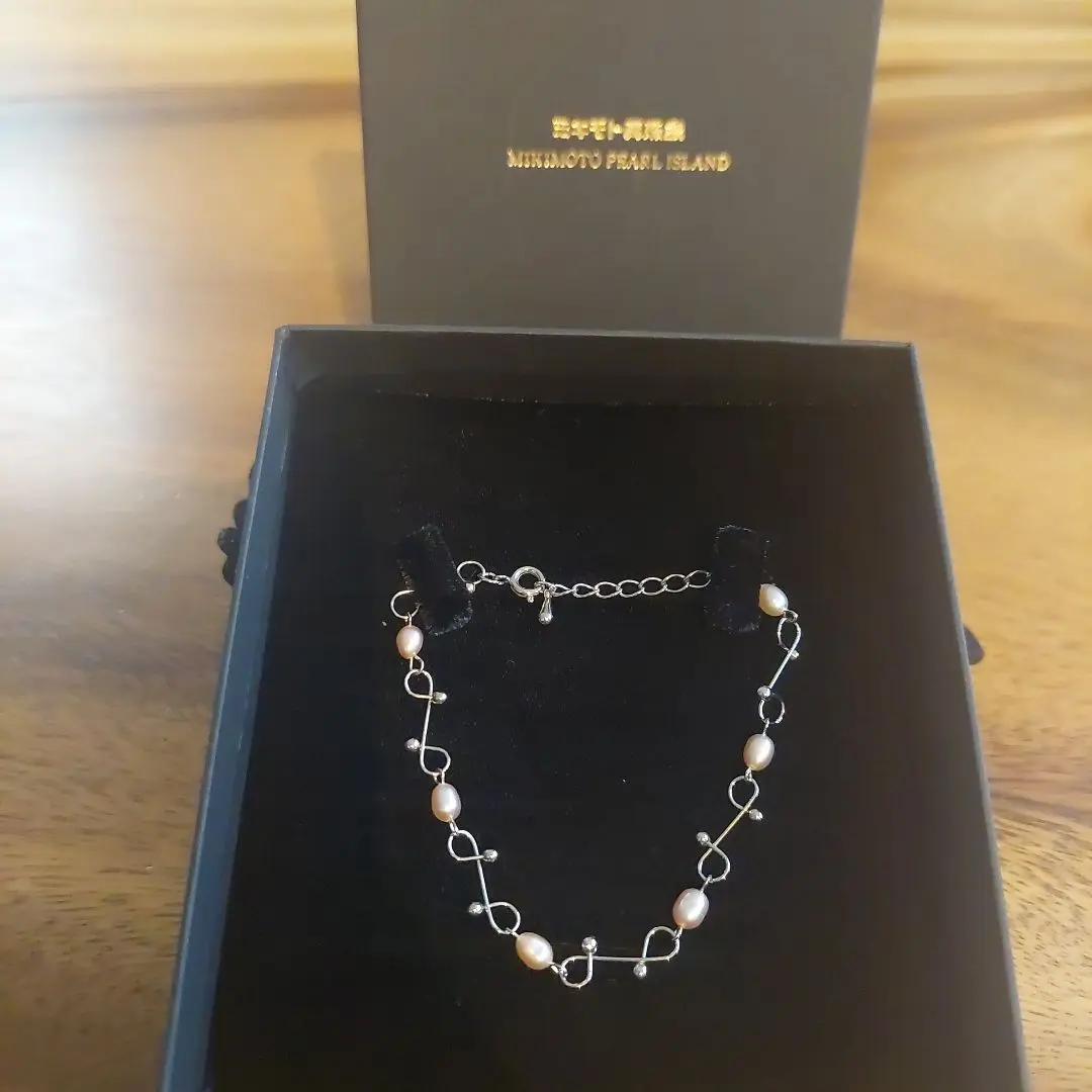 新品ミキモト真珠 シルバーチェーンブレスレット 2025年最新】MIKIMOTO カラー：シルバー系 ブレスレットの人気