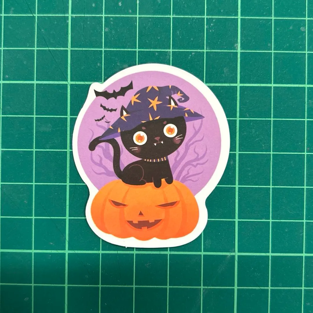 Thumbnail of Waterproof Sticker - Halloween - Black Cat