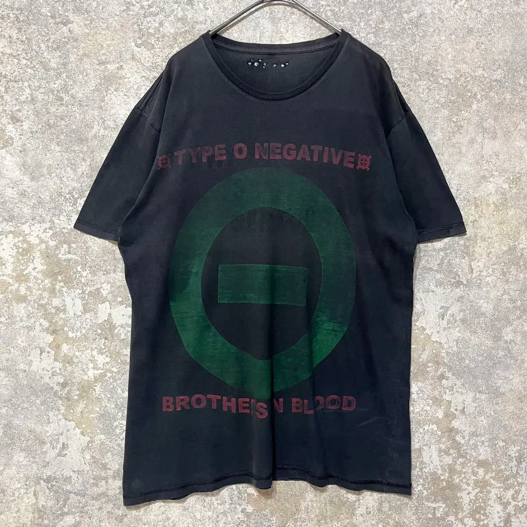 超レア！TYPE O NEGATIVE タイプオーネガティブ　ビンテージTシャツ Type O Negative / タイプ・オー・ネガティブ - FACES Tシャツ