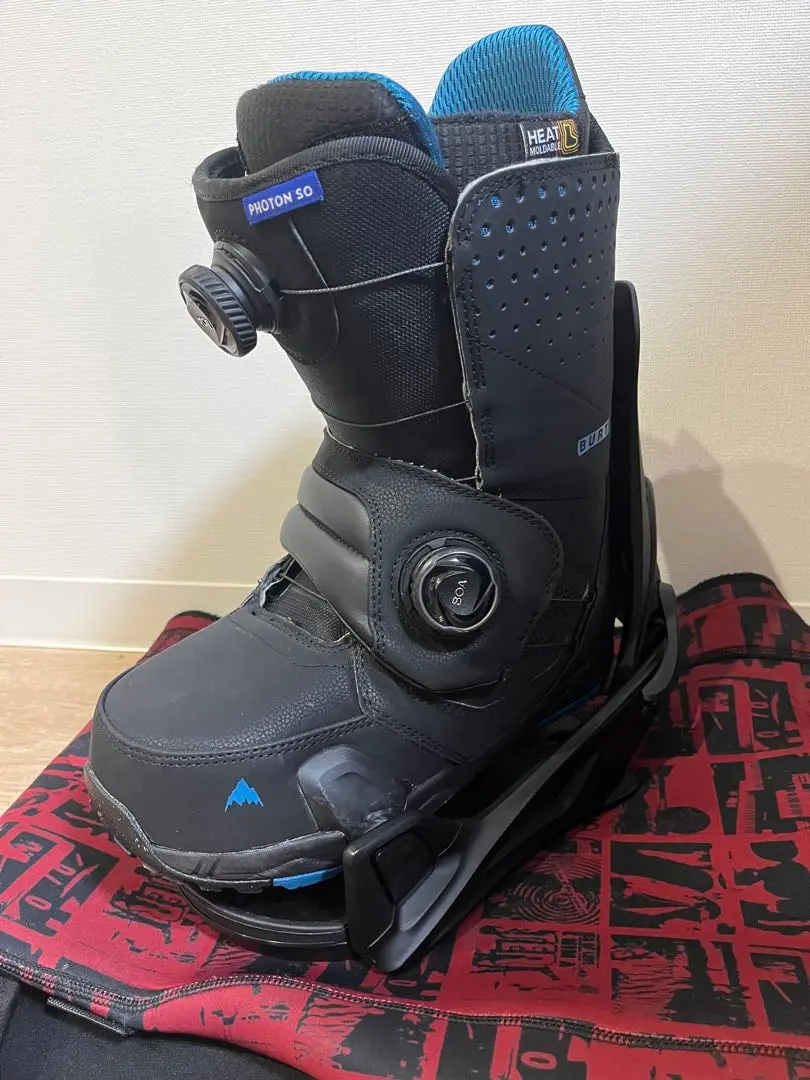 BURTON Photon 22-23 スノーボードブーツ ブラック/ブルー Men's Burton Photon Snowboard Boots | Speed Zone Lacing