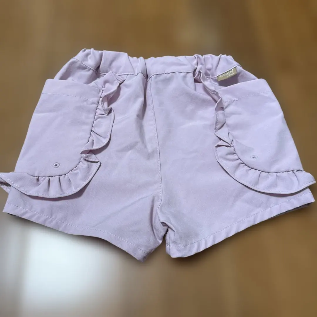 Thumbnail of Biquette Club, light purple, short shorts with frills, suitable for both land and water, size 90
