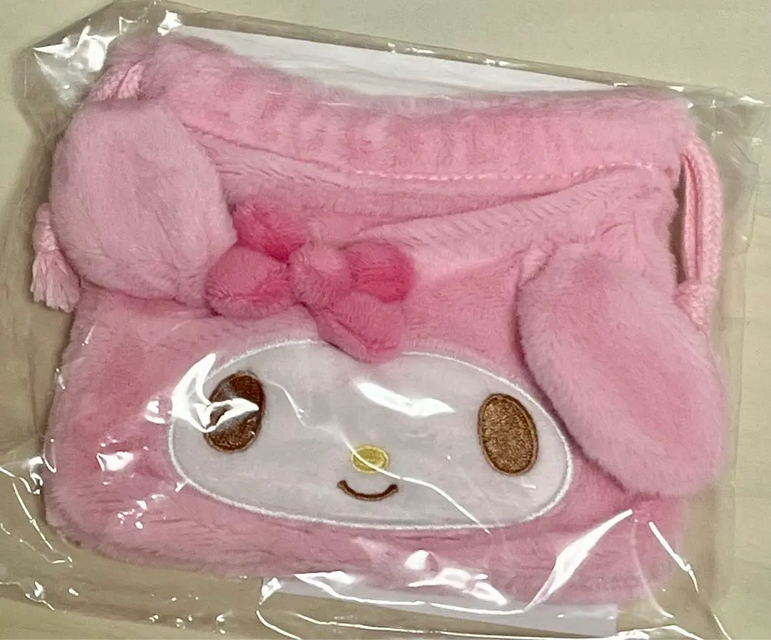 Thumbnail of My Melody Erande Mini Drawstring Bag Sanrio Character Ranking Pouch Face