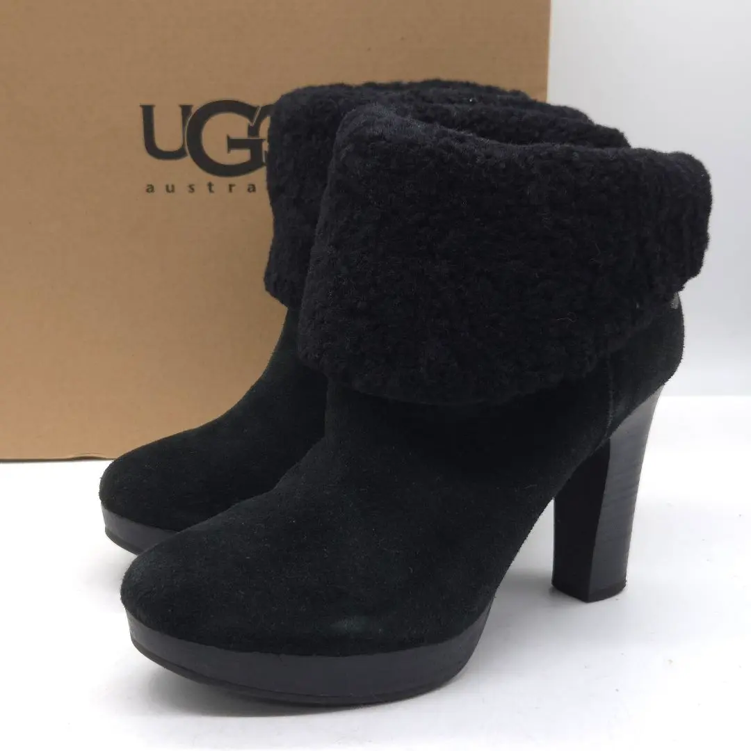 極美品 UGG ダンディライオン 1003614 ヌバック×ムートン 24cm