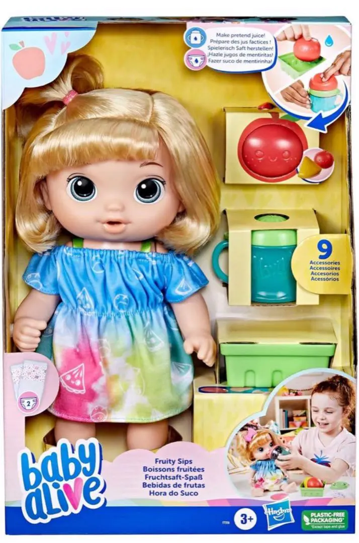 Hasbro (ハスブロ) Baby Alive (ベビーアライブ) Diapers, Food and Juice Accessory Pack ドール 人形 ハスブロ ベビーアライブ たべるのだいすきリリー 子ども 知育玩具