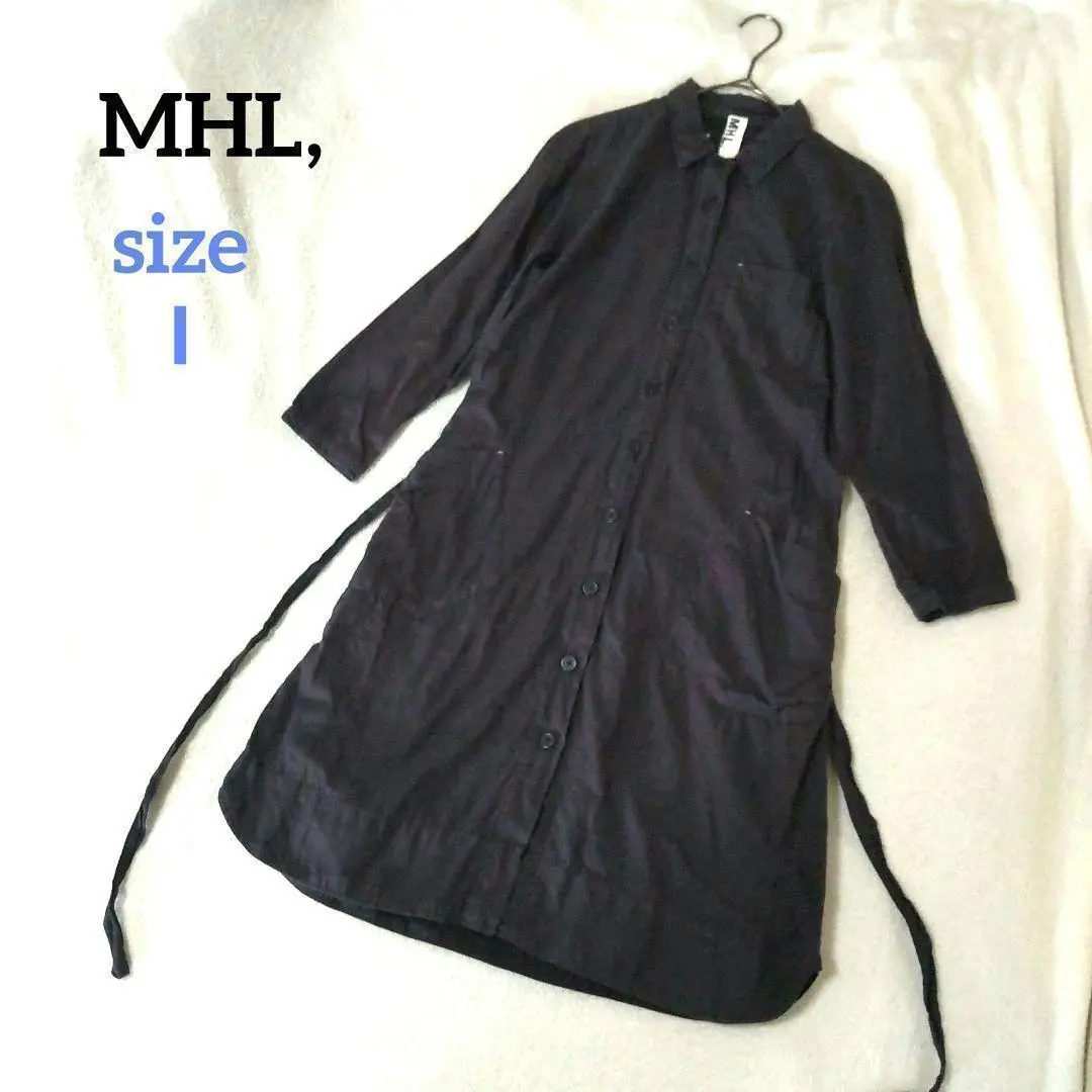 Thumbnail of MHL Organic Cotton Dress Long Sleeve Shirt Dress Magaha
