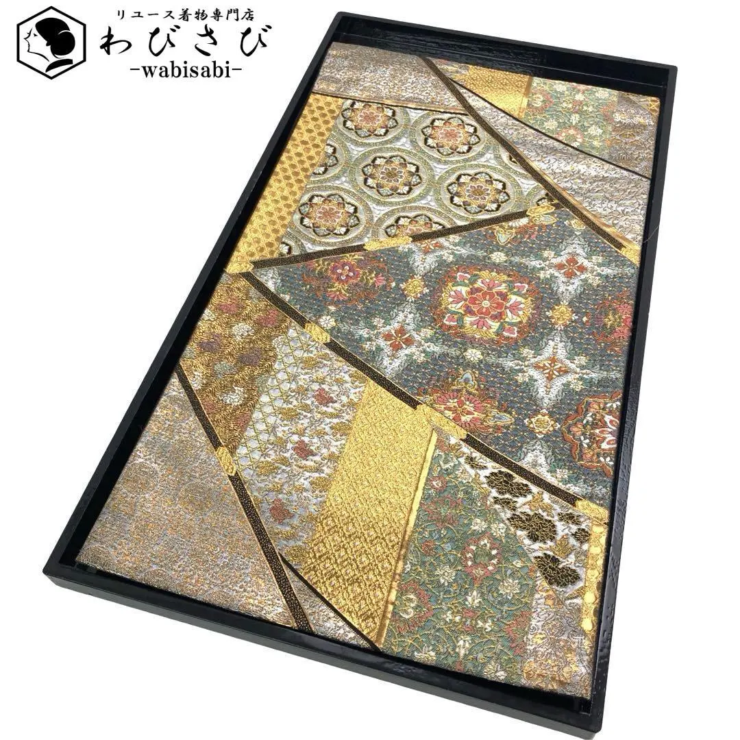 袋帶 本金箔 華麗美麗的華紋樣 金線 O-3869 的縮圖