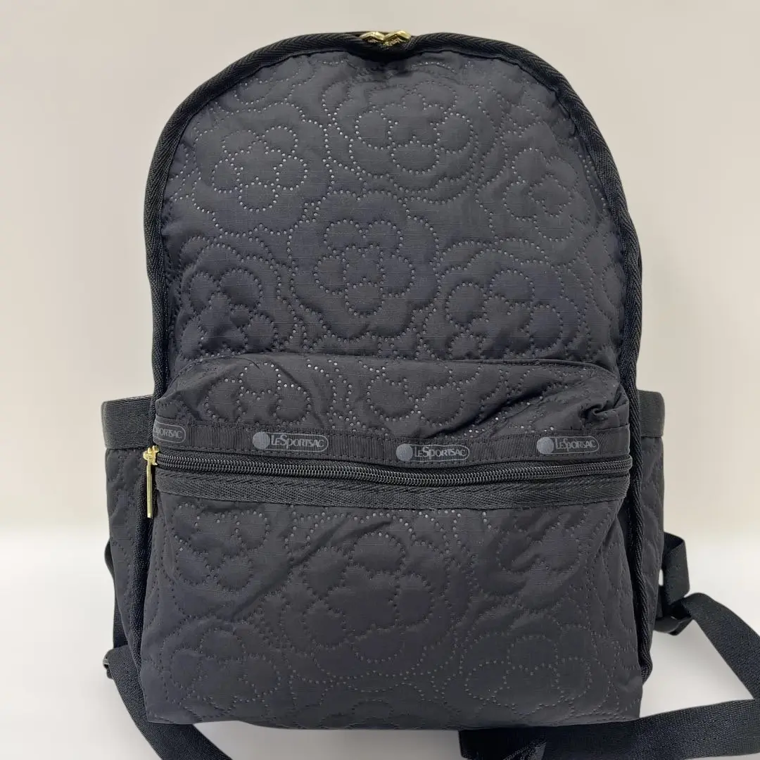 2392　レスポートサック　パフィーブロッサム　リュック　黒　極美品 2392 レスポートサック パフィーブロッサム リュック 黒 極美品