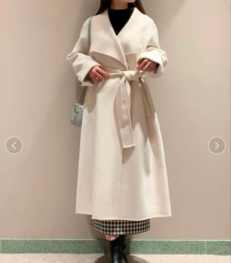 SNIDEL スナイデル シャルムビッグカラーロングコート SNIDEL（スナイデル）の「【WEB限定サイズあり】シャルムビッグ