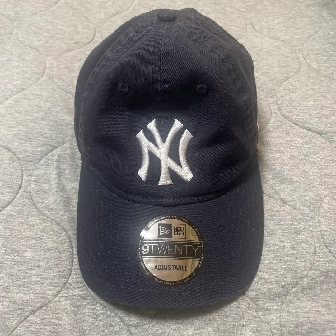 New Era 9TWENTY 海軍藍色棒球帽 的縮圖