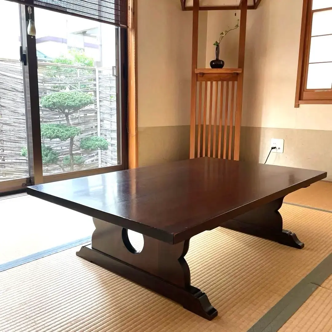 松本民芸家具 民芸家具 テーブル 折りたたみ ローテブル 座卓 松本民芸家具の折りたたみ座卓の見た目を変えずに奇麗にリペア