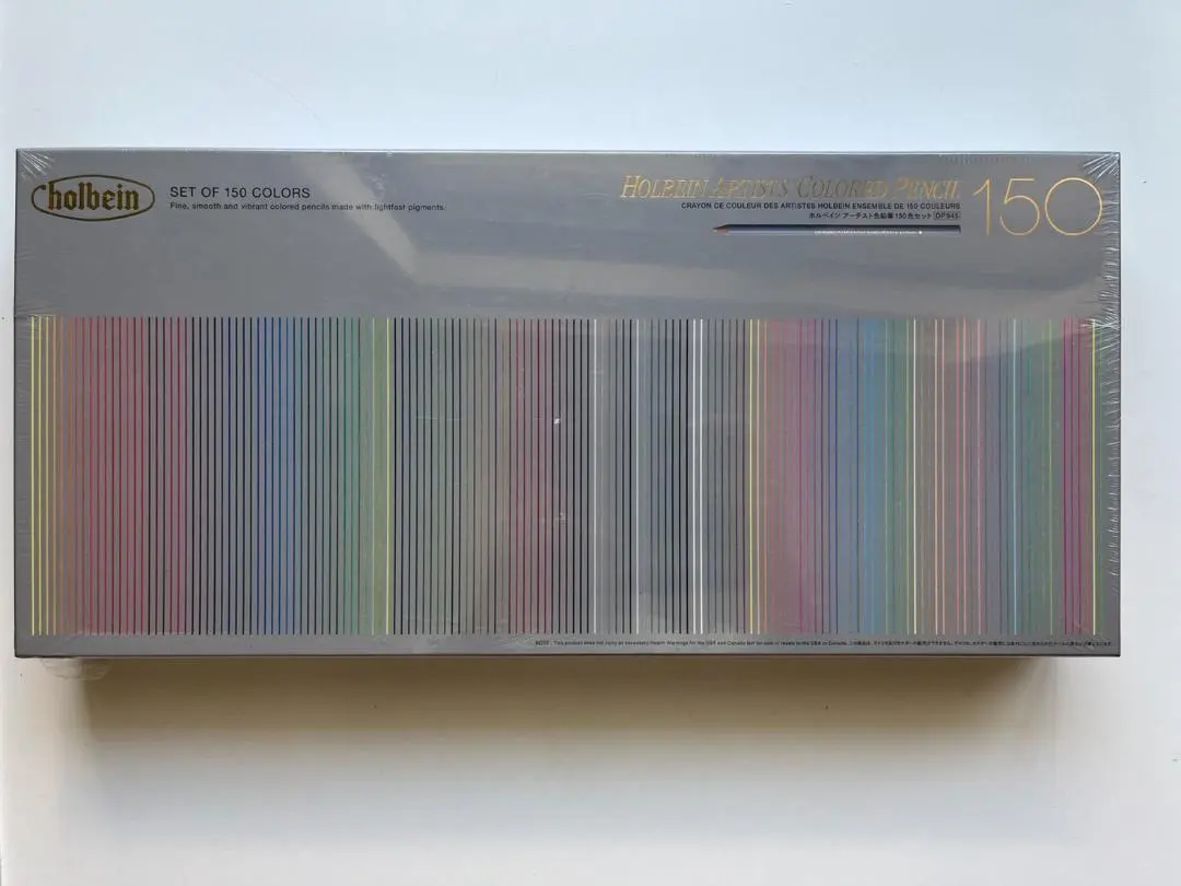 537 【未開封品】☆ほぼ新品　ホルベイン 色鉛筆 150色 セット 紙函 ホルベイン色鉛筆150色セット☆レビュー - 塗り絵日記