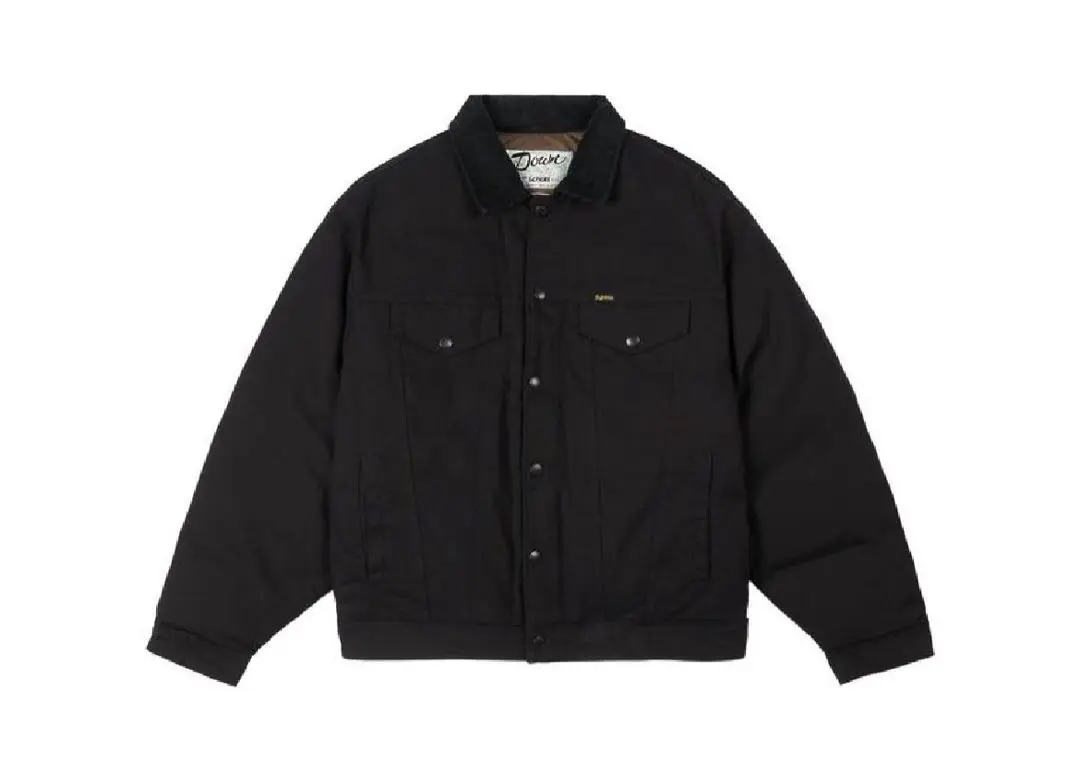 Supreme Schott Canvas Down Jacket 美品 Supreme Schott Canvas Down Trucker Jacket (FW22) - $338