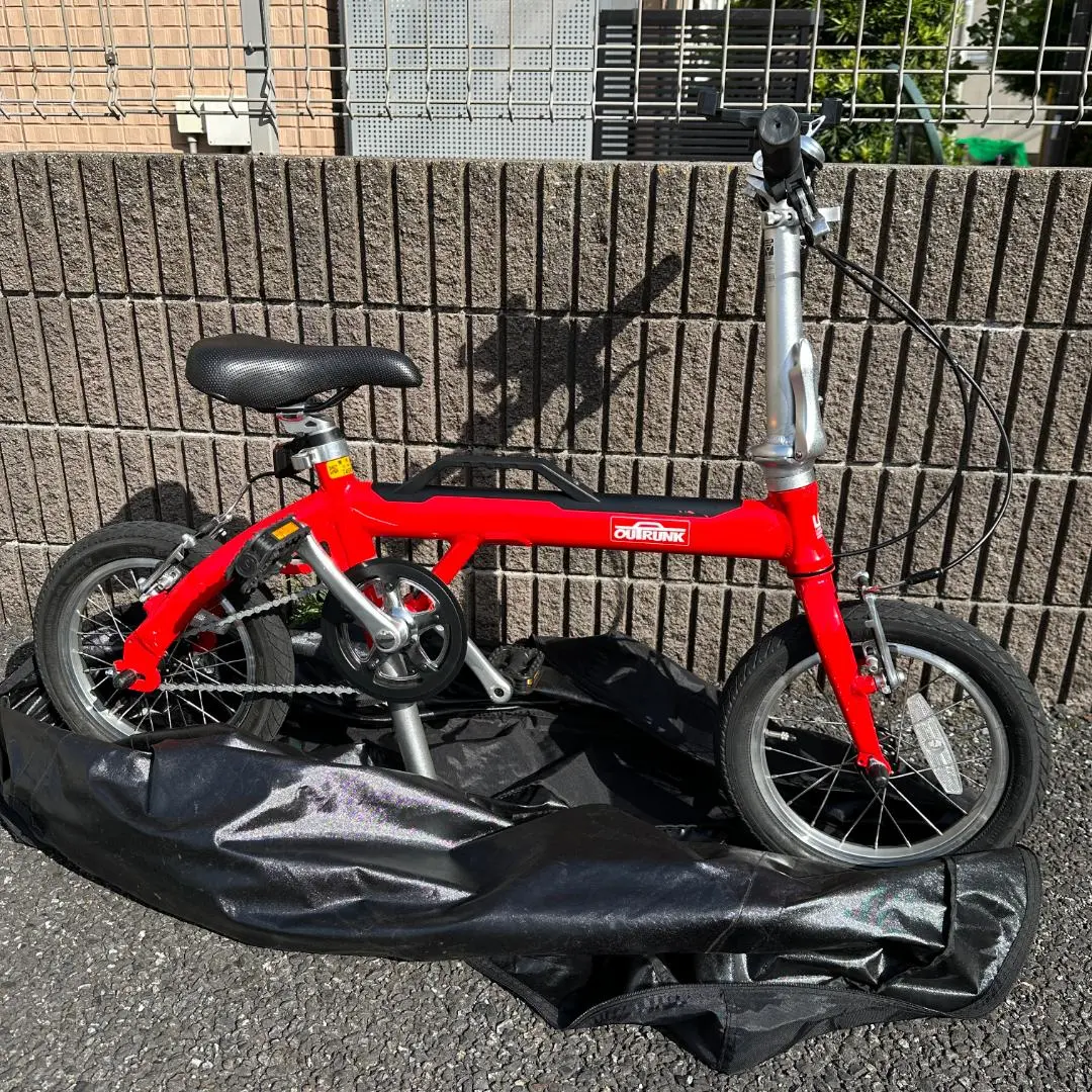 【概ね美品】LOG OUTRUNK アウトランク 折りたたみ自転車 レッド Outrunk｜LOG(ログ)｜製品情報｜サイクルベースあさひ