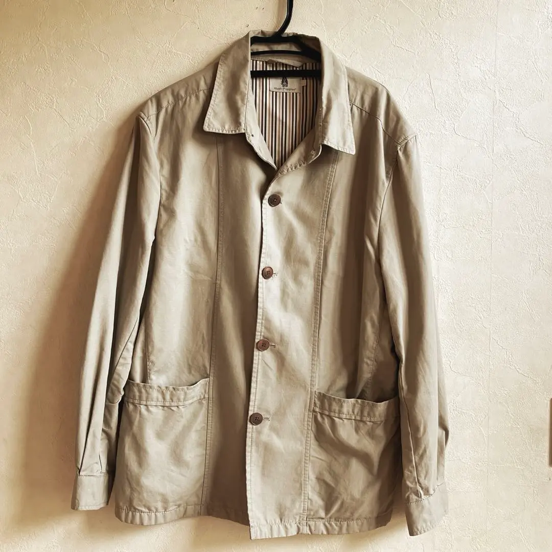 極美品 ハッシュパピー テーラードジャケット サマージャケット グレー XL 2025年最新】Hush Puppies メンズ テーラードジャケットの人気