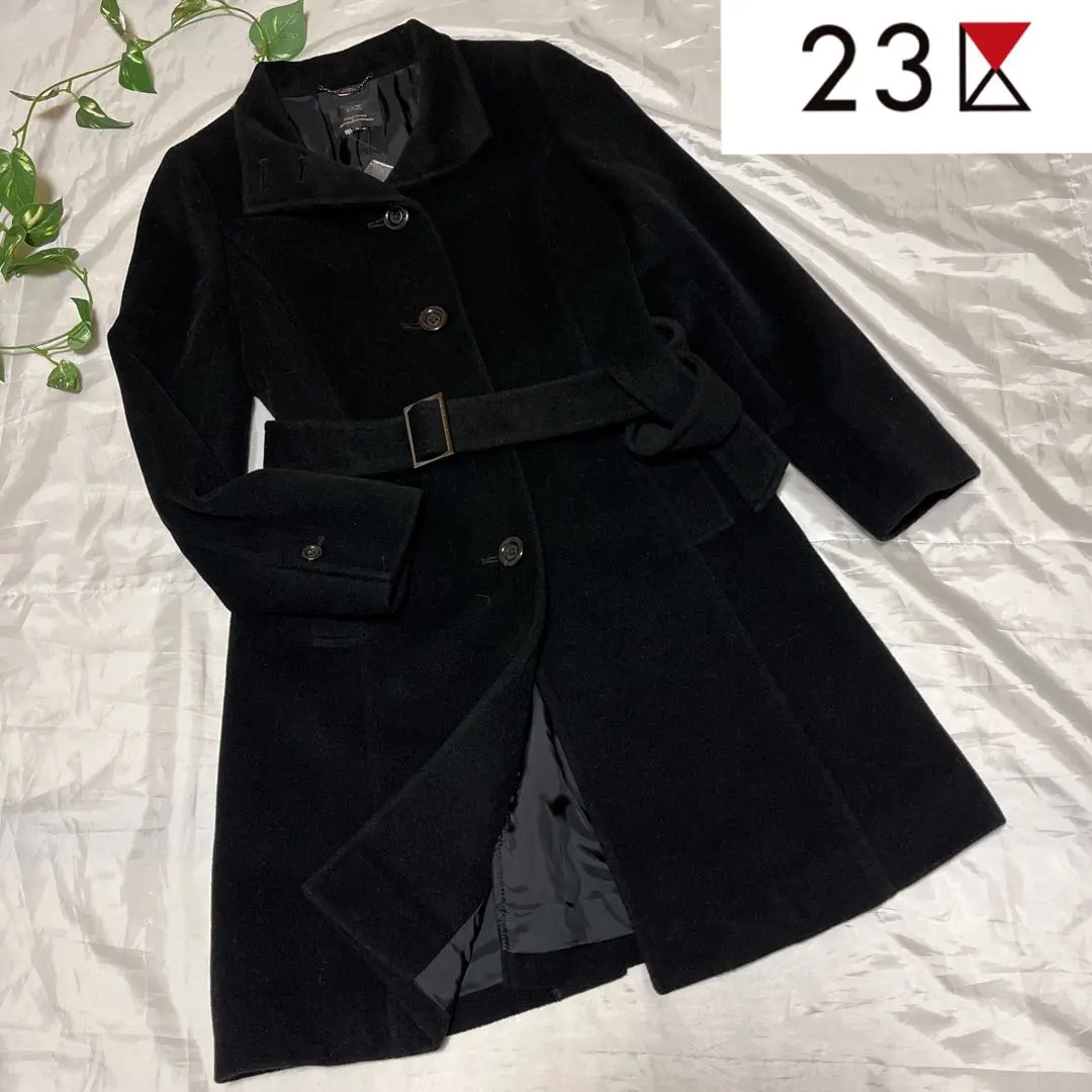 Thumbnail of ⭐️23区⭐️ Long Coat, Angora Blend, Size 40