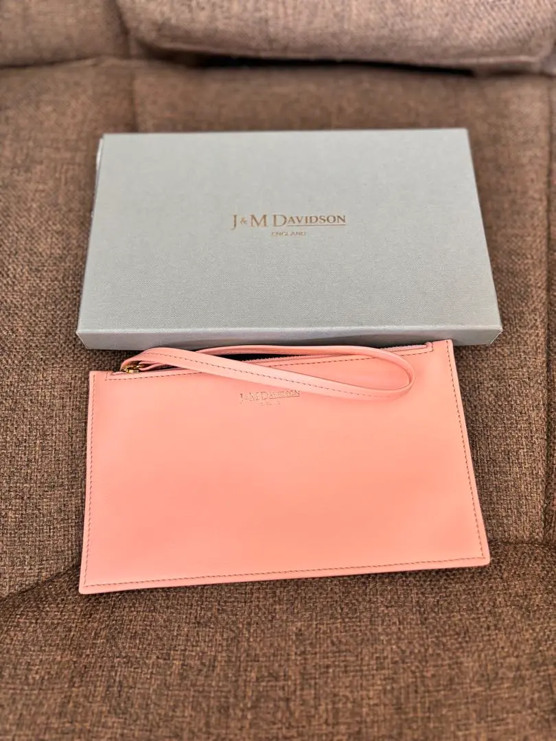 定価23,100円　J&M DAVIDSON レザーコスメティックポーチ　ブルー 2025年最新】J&M DAVIDSON レディース ポーチの人気アイテム