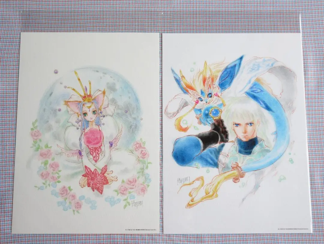 いのまたむつみアートプリント　テイルズ　リオン　２枚セット いのまたむつみ展 アートプリント2 テイルズオブデスティニー