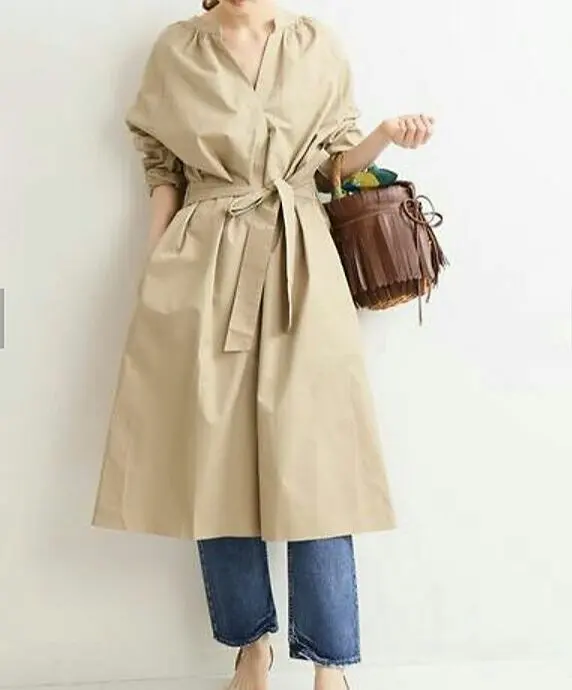 Thumbnail of IENA One-Piece Trench Coat, Beige