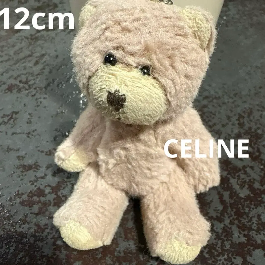 新品未使用品　セリーヌ　ストラップ　ハンカチ　セット　くま CELINE セリーヌタオルハンカチ ストラップくま 巾着袋セット