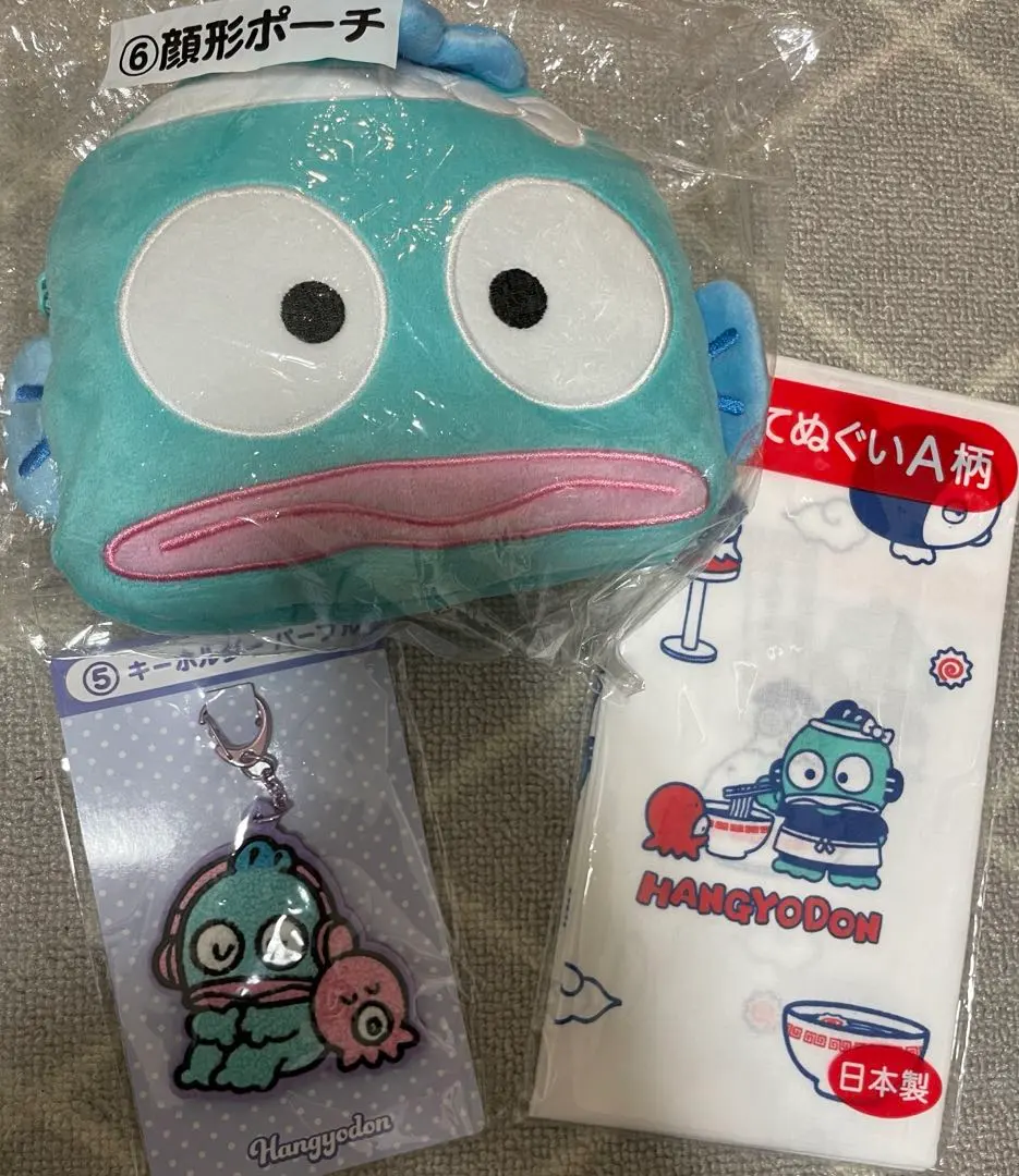 ハンギョドン 玩偶・鑰匙圈・手帕套組 的縮圖