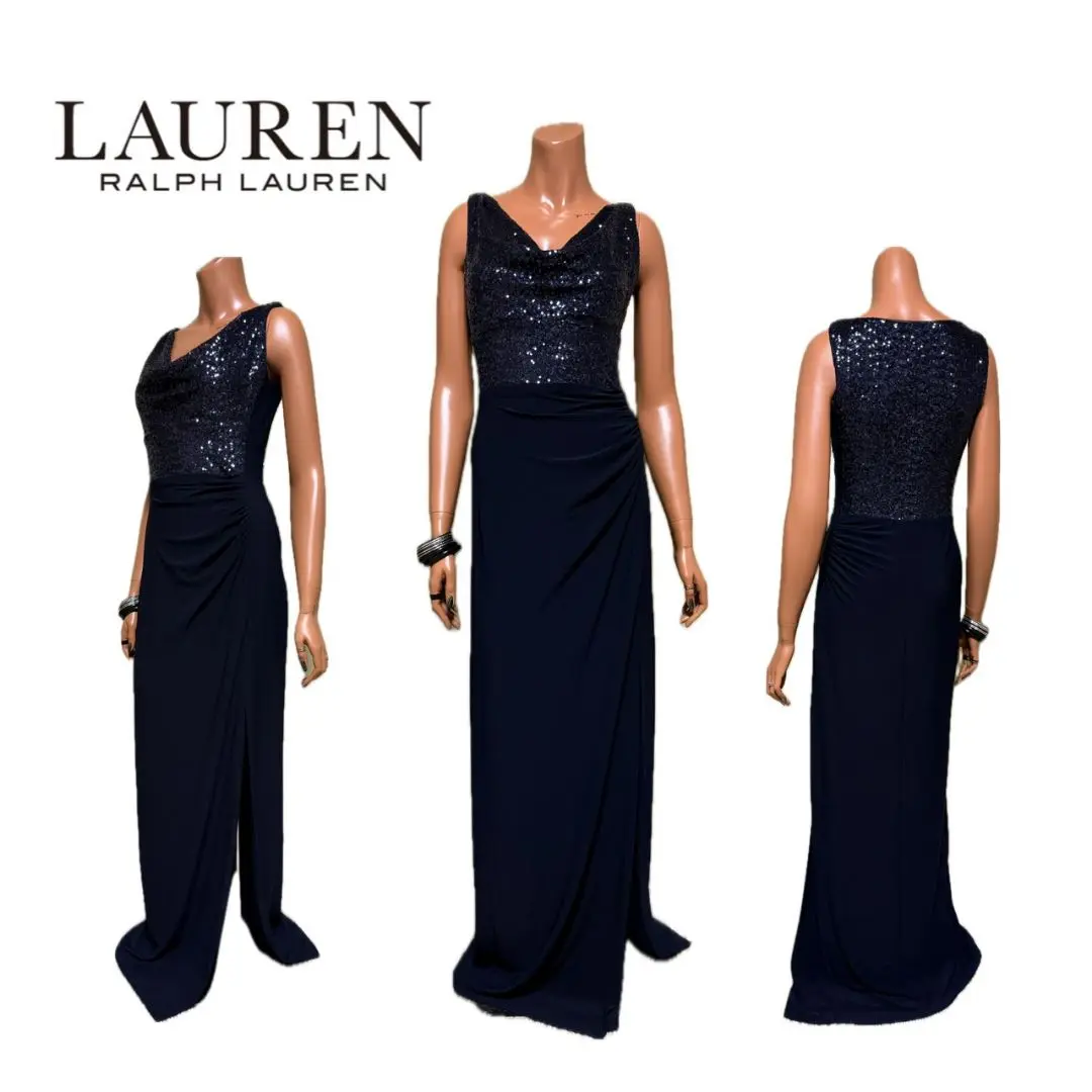 【LAULEN】ラルフローレン　ロングドレス Rental Little Black Dress ten. / ラルフローレン シフォン