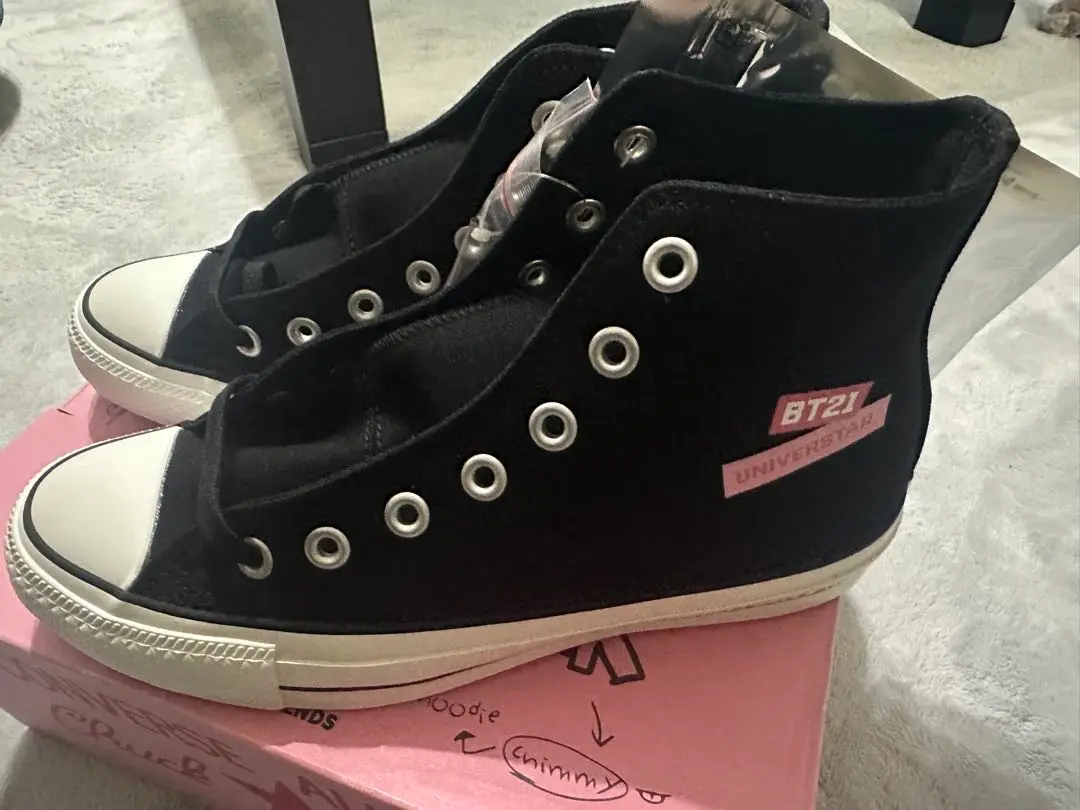 CONVERSE BT21 UNIVERSTAR ホワイトスニーカー【未使用】 2025年最新】bt21 コンバースの人気アイテム - メルカリ