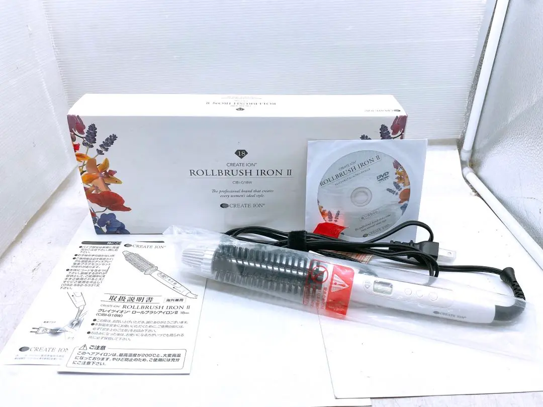 ヘアアイロン CREATE ION CIBI-G18W 楽天市場】クレイツイオン ロールブラシアイロンii （18mm