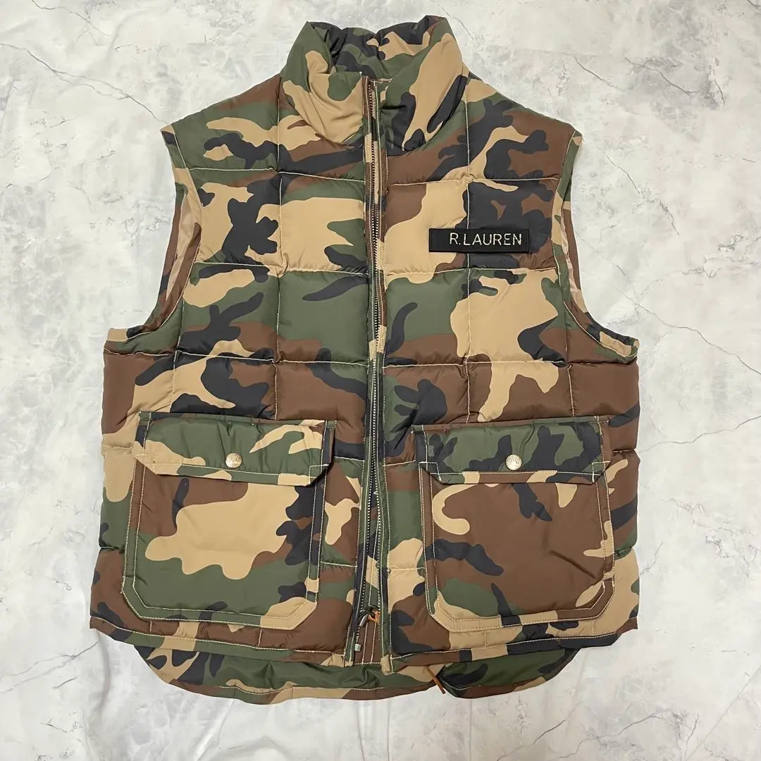 【超人気◎】Ralph Lauren　ダウンベスト　リバーシブル　迷彩　美品◎ 71b5OowKUJL._AC_SX679_.jpg