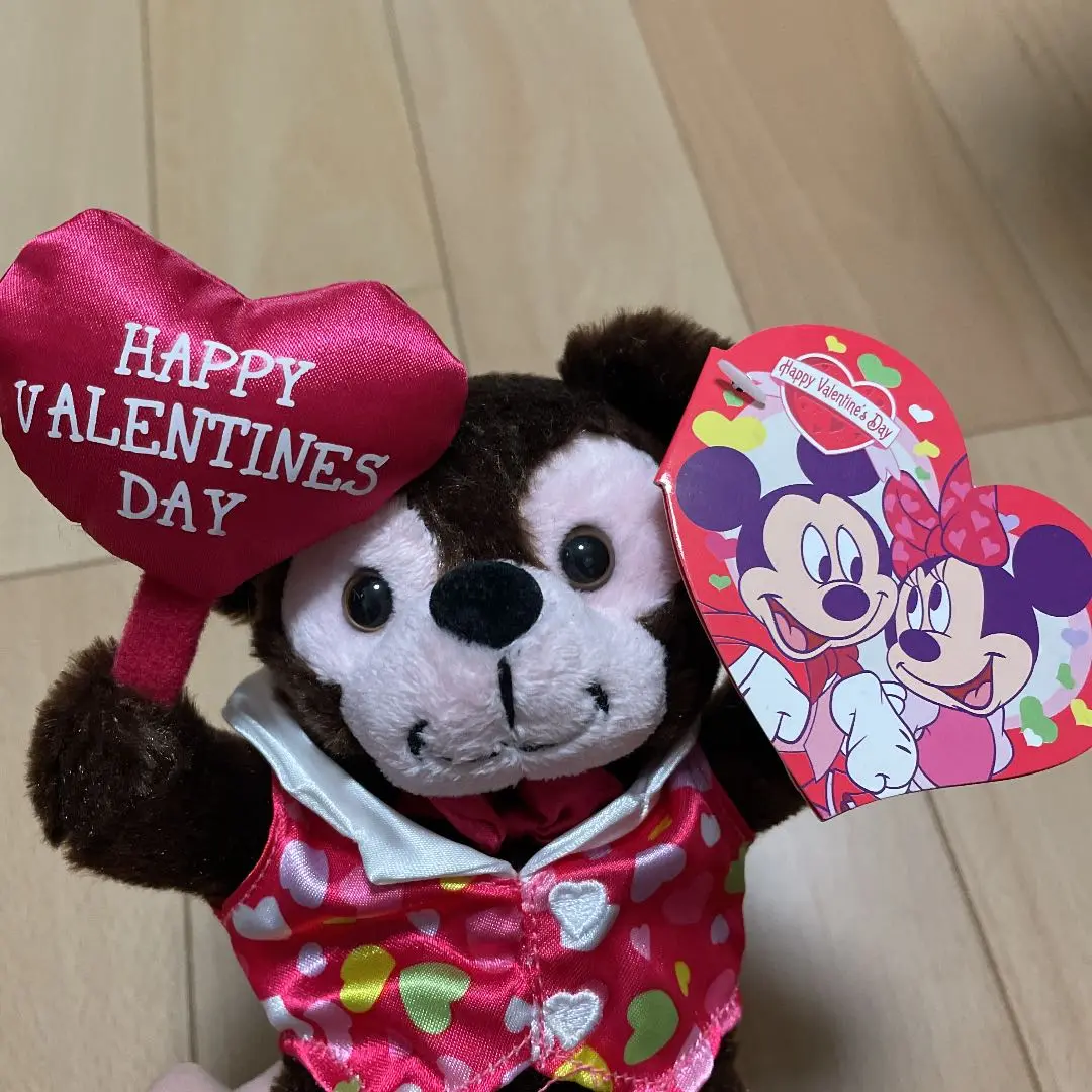 #ディズニーキャラクター　WDWピンクダッフィ 貴重なパステルカラーのダッフィー☆ディズニーベア プリンセス
