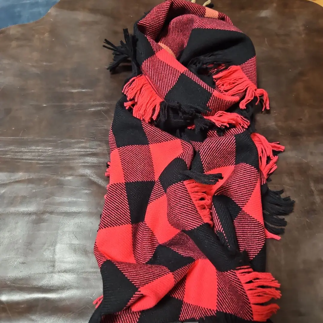 BURBERRY 雙流蘇長圍巾 的縮圖