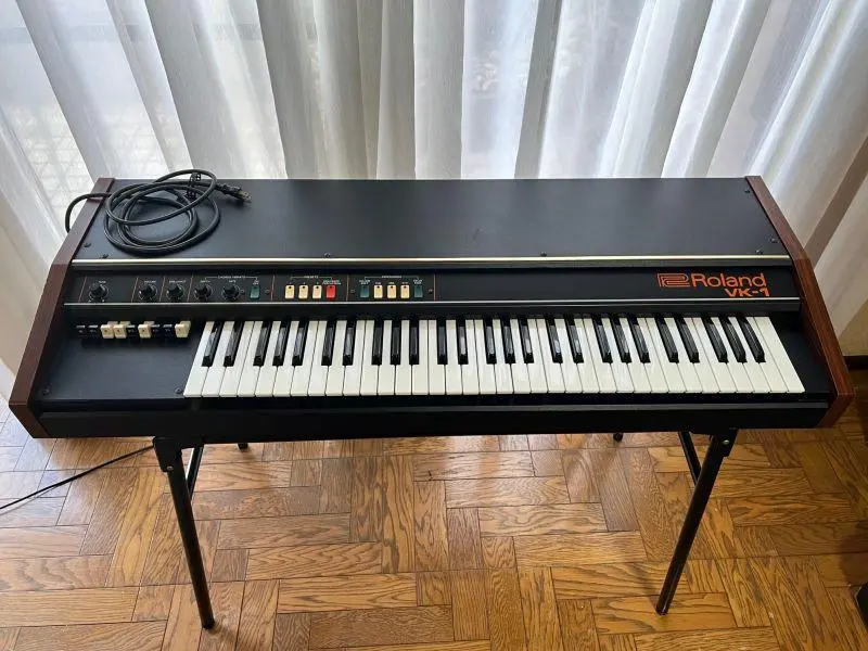 Roland VK-1 アナログシンセサイザー　1970s 1970s Roland VK-1 Vintage Analog Drawbar Organ, Clean