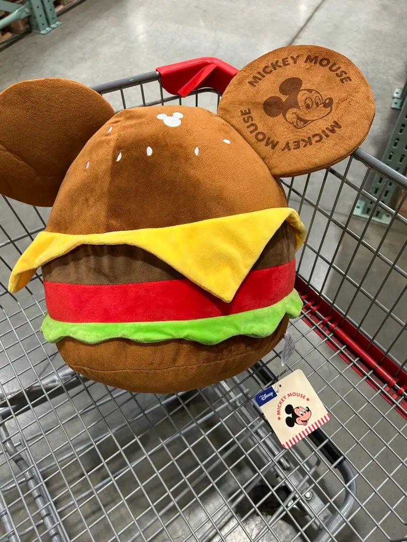 ディズニーランド クッション ミッキー ハンバーガー ミッキーバーガークッションが超巨大化！東京ディズニーランド