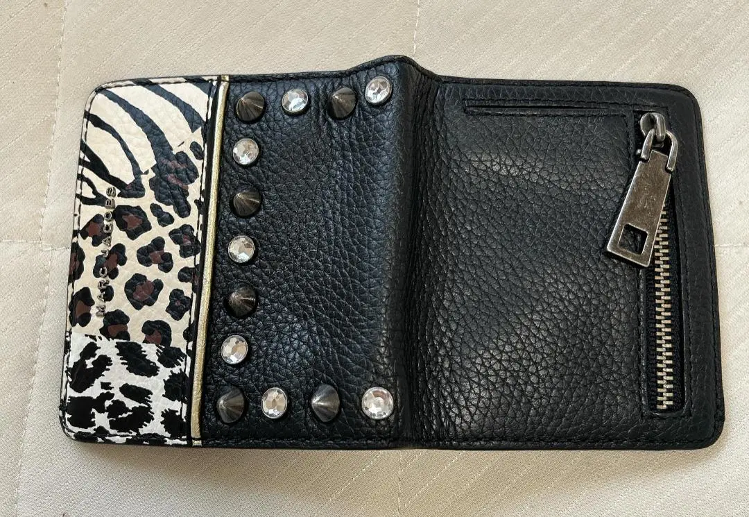 マーク・ジェイコブス　長財布　スタッズ ☆新品 Marc Jacobs マークジェイコブス スタッズ 長財布