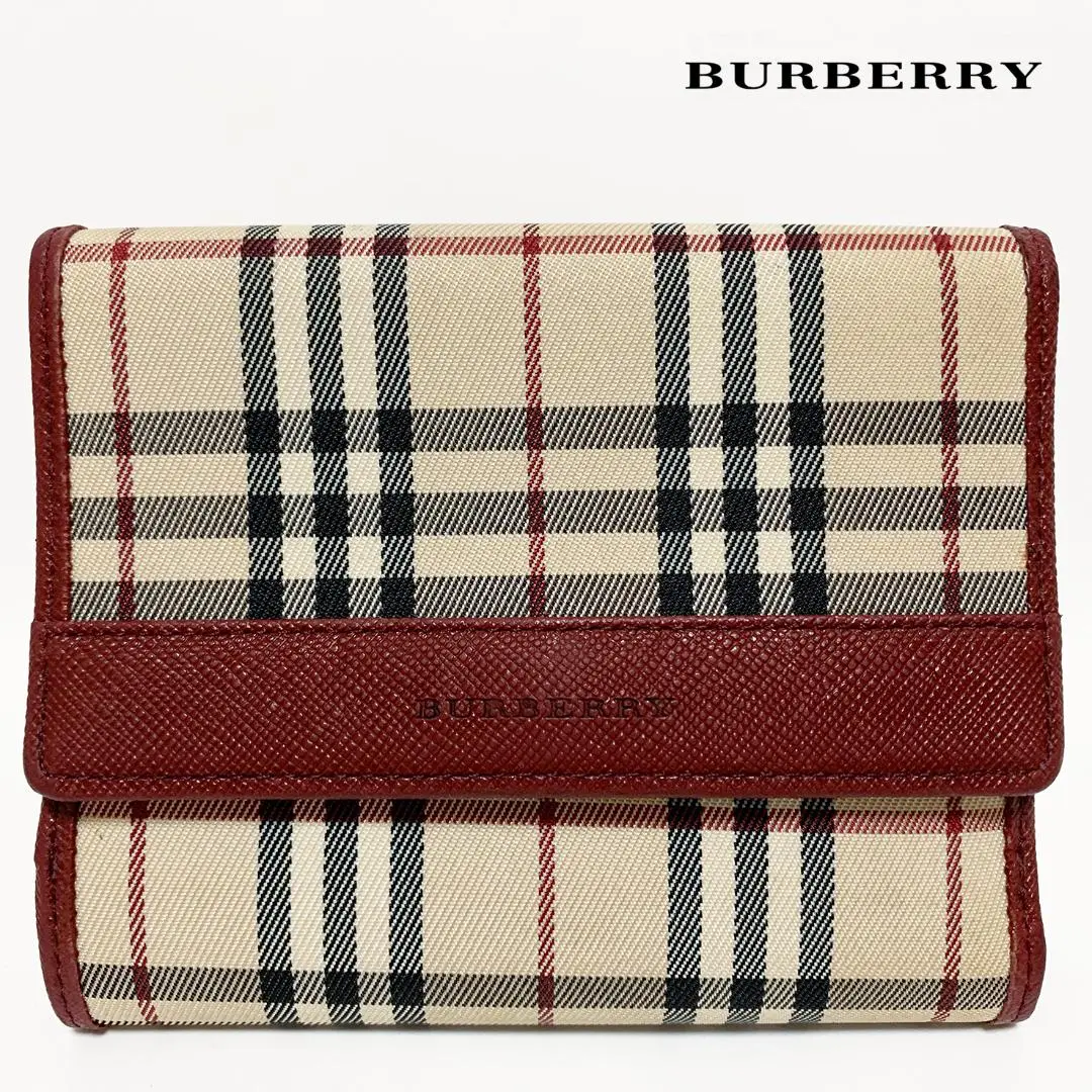 2025年最新】BURBERRY 汚れ・破れなど：なし 三つ折り財布の人気