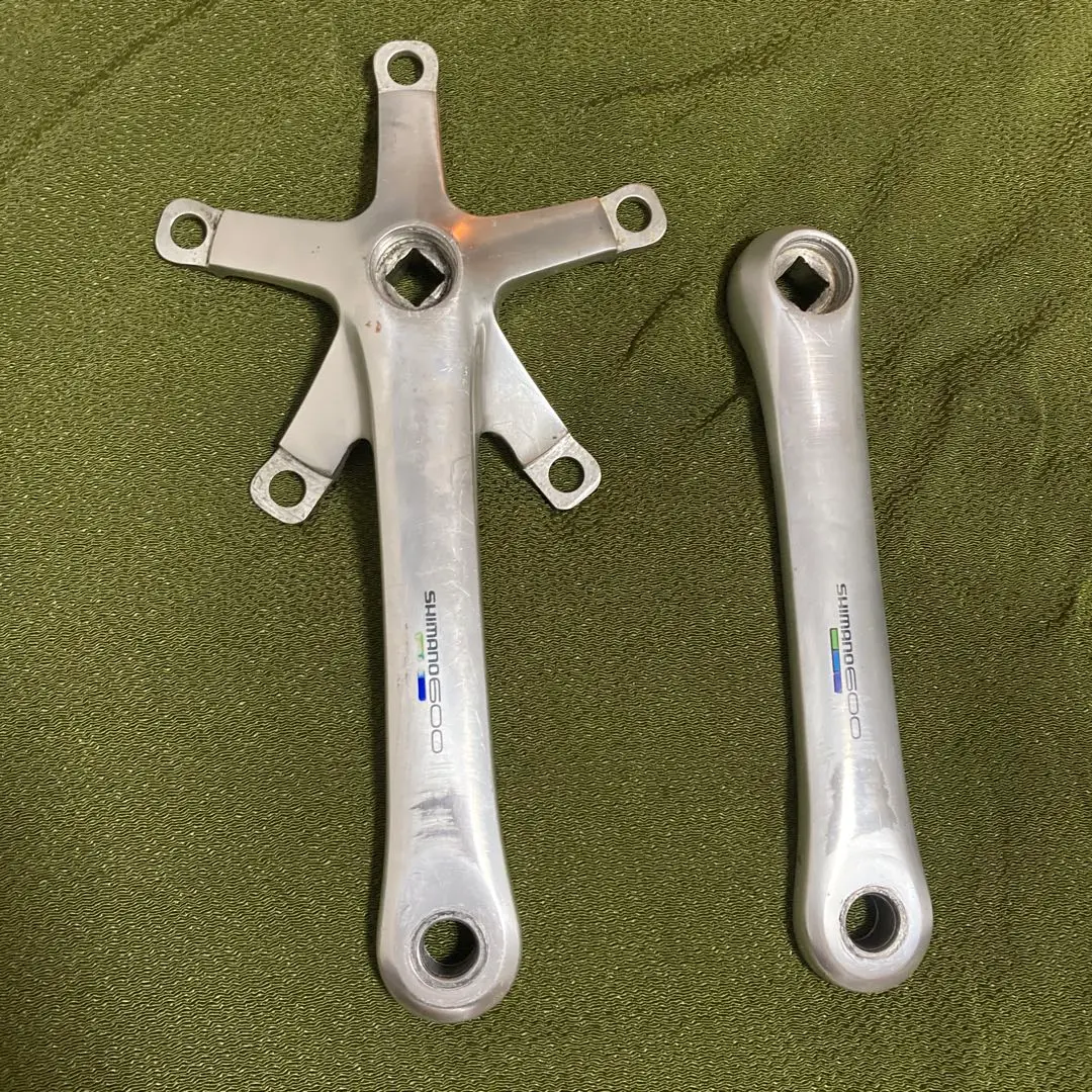 Shimano FC-6400 クランクセット 50T/40T 170mm ❷ Shimano FC-6400 クランクセット 50T/40T 170mm ➁