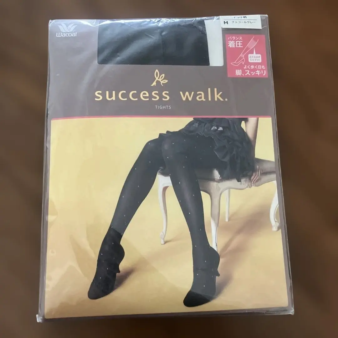 【新品】ワコール　success walk 骨盤サポートタイツ 黒　M 3枚組 2025年最新】サクセスウォーク タイツの人気アイテム - メルカリ