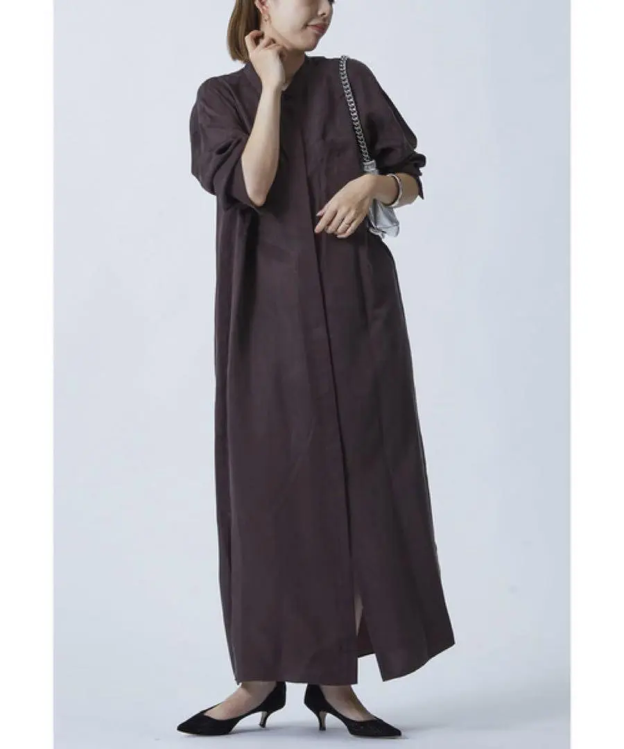 美品 1er Arrondissement 襯衫洋裝 銅氨纖維 M 的縮圖