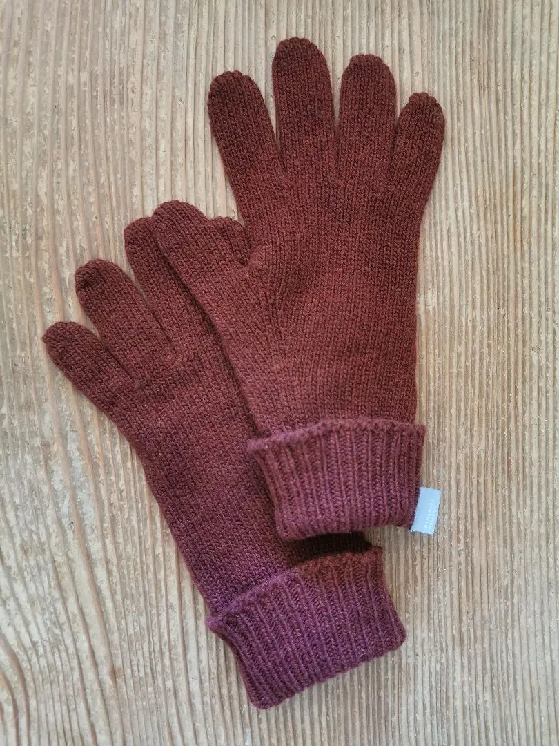 マーガレットハウエル 手袋　グローブ Margaret Howell｜ (MHL CHUNKY FINGERLESS GLOVE - DARK BR