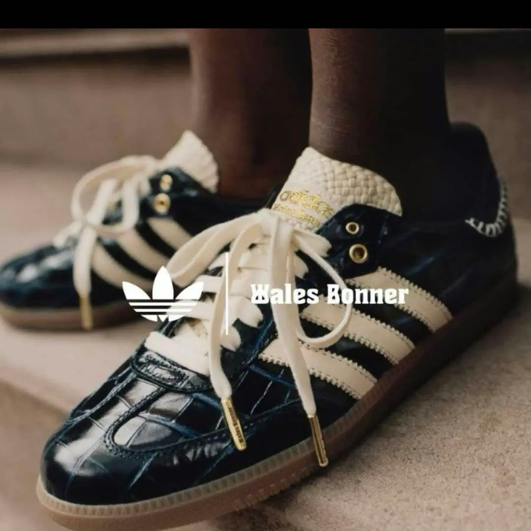 ウェールズ・ボナー × アディダス　29cm adidas x Wales Bonner Samba - Wonder Clay / Royal Blue