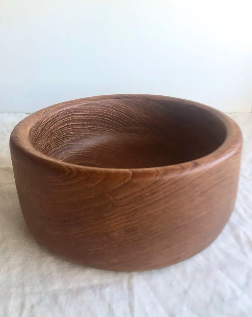 Thumbnail of Scandinavian Vintage Wooden Bowl - Teak Bowl
