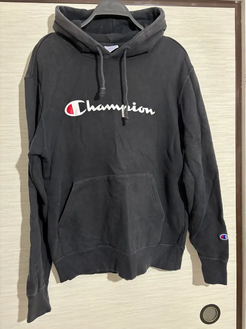 Thumbnail of Champion Champion navy hoodie X-LARGE navy with hood